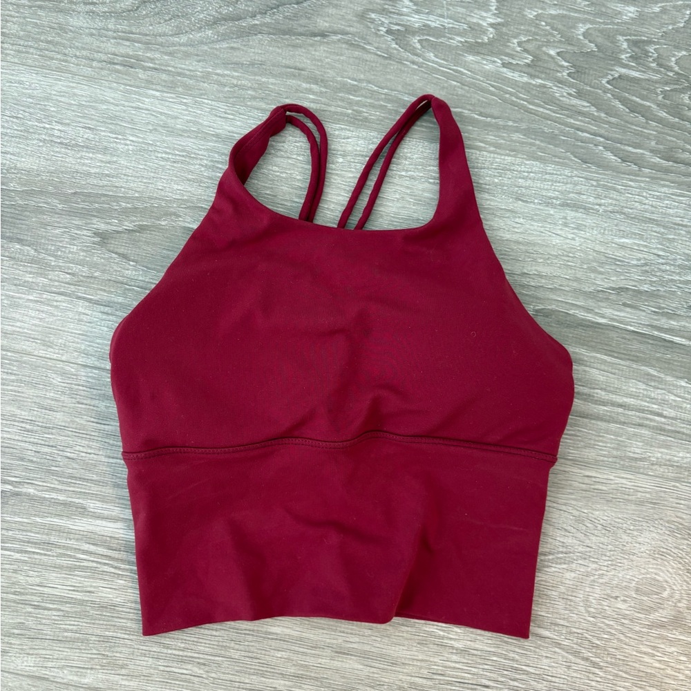 Brand new Stylish Burgundy Sports Bra